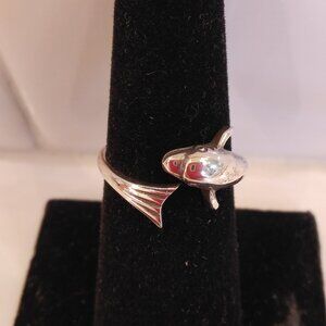 Sterling Silver Dolphin Ring - Sizes 5, 6, or 7